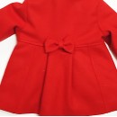 Παιδικό παλτό με γούνα και τσαντάκι κόκκινο (6-7 ετών)
