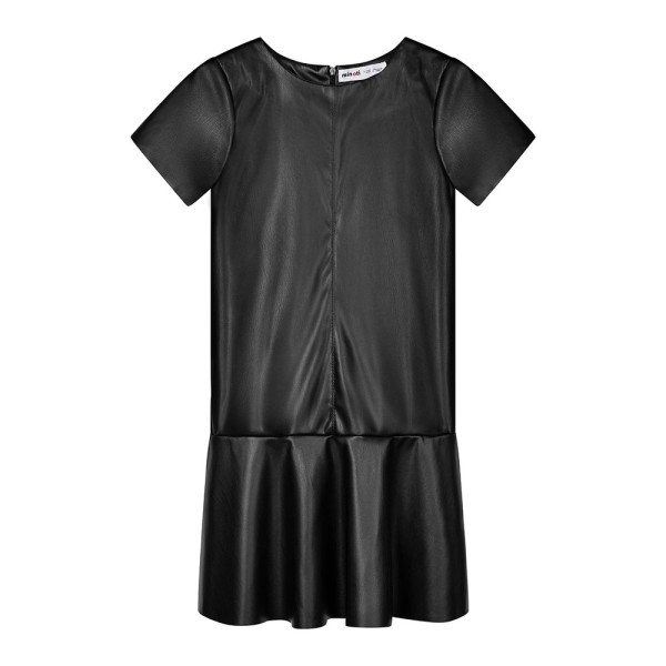 Παιδικό φόρεμα μαύρο δερματίνη Minoti STRUCK7 για κορίτσια (8-14 ετών)
