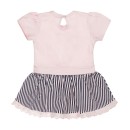 Βρεφικό φόρεμα sweet με ρίγες ανοιχτό ροζ Dirkje V42274-35 για κορίτσια (12-18 μηνών)
