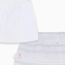 Βρεφικό σετ μπλούζα φούστα λευκό Tuc Tuc 11300056 για κορίτσια (6-18 μηνών)