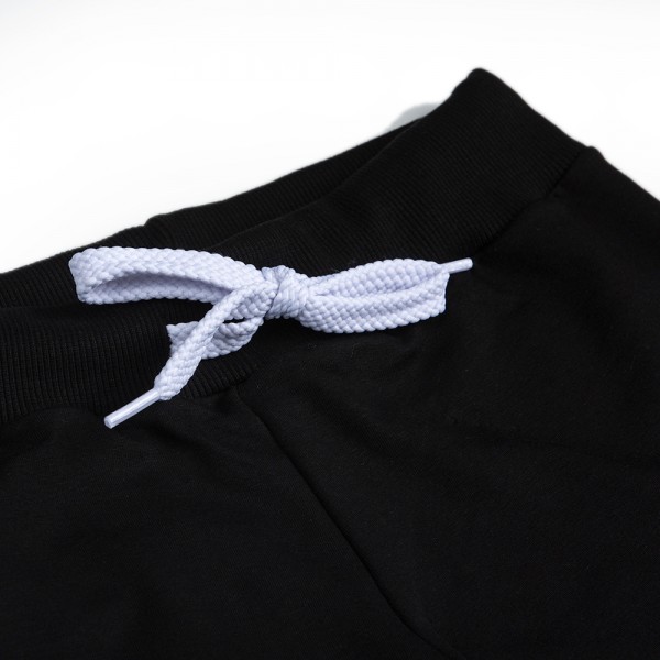 Παιδικό παντελόνι φόρμας μαύρο για κορίτσια (8-14 ετών)