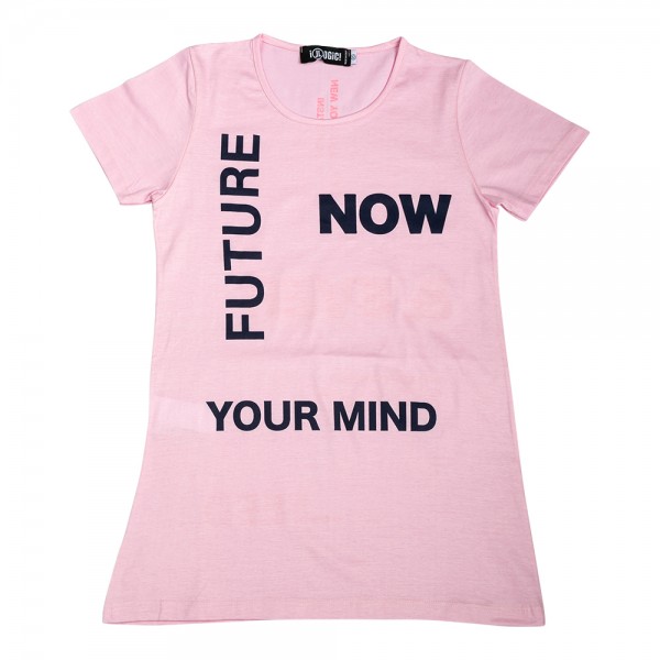 Παιδικό σετ t-shirt με κολάν ροζ-μπλε για κορίτσια (8-14 ετών)