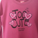 Παιδικό σετ φόρμες too cute σάπιο μήλο Joyce 2361148 για κορίτσια (1-5 ετών)