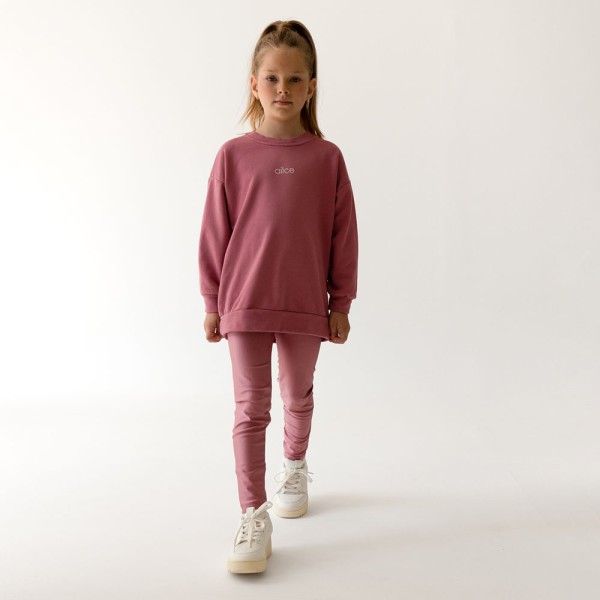 Παιδικό σετ κολάν ροζ μεταλλικό Alice A18061 για κορίτσια (2-12 ετών)