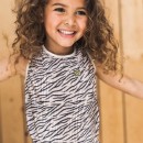 Παιδική ολόσωμη φόρμα τιγρέ σαμπανιζέ Koko Noko V42934-37 για κορίτσια (4-10 ετών)
