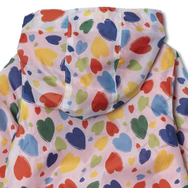 Παιδικό αντιανεμικό μπουφάν με καρδούλες λευκό πολύχρωμο holidays Tuc Tuc 11349667 για κορίτσια (2-8 ετών) 