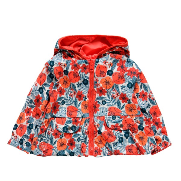 Παιδικό αντιανεμικό μπουφάν διπλής όψης κοραλί Boboli 204141 για κορίτσια (1-6 ετών)