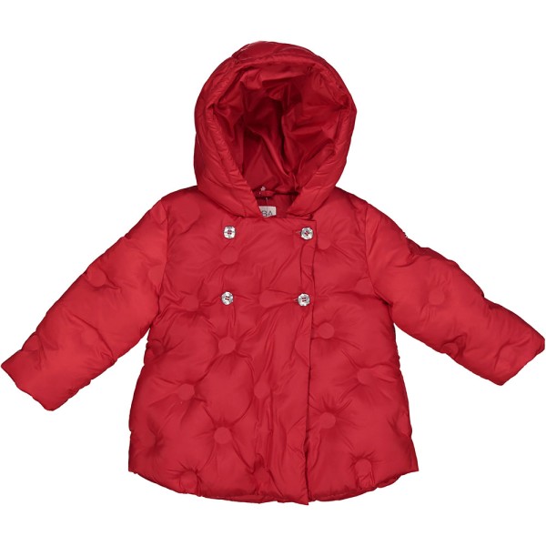 Παιδικό μπουφάν κόκκινο για κορίτσια (4-7 ετών)