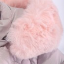 Παιδικό μπουφάν με γουνάκι ροζ Joyce 2393205 για κορίτσια (1-5 ετών)