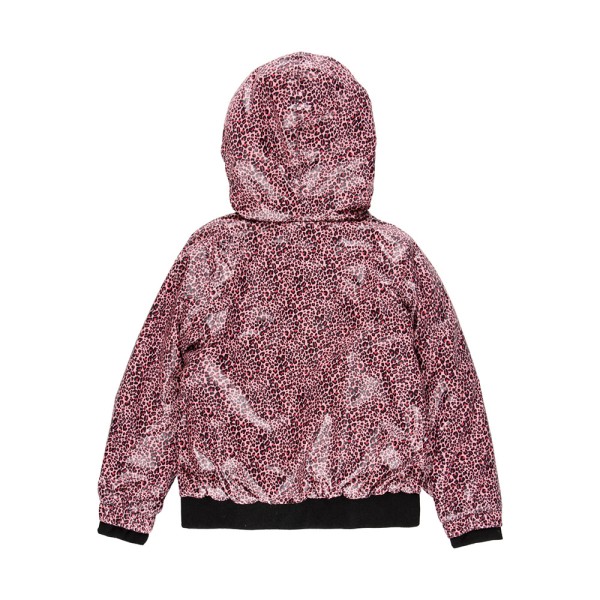 Παιδικό αντιανεμικό μπουφάν ροζ λεοπάρ Boboli 404198 για κορίτσια (4-14 ετών)