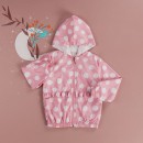Παιδικό αντιανεμικό μπουφάν πουά ροζ για κορίτσια (3-6 ετών)
