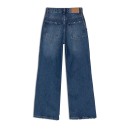 Παιδικό παντελόνι τζιν μπλε για κορίτσια με φαρδύ μπατζάκι Tiffosi 10041947 (9-16 ετών)