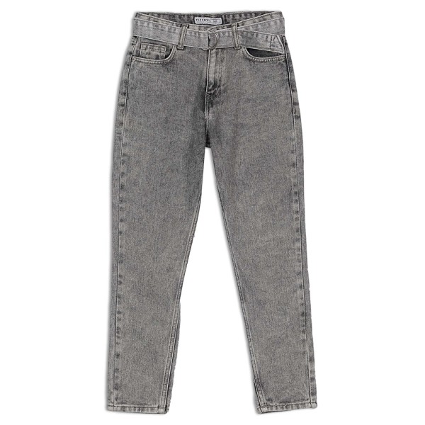 Παιδικό παντελόνι τζιν γκρι για κορίτσια (9-16ετών) Tiffossi 10041969