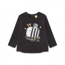 Παιδική μπλούζα μακρυμάνικη με μελισσούλα μαύρη για κορίτσια Tuc Tuc 11310145 (2-6 ετών)