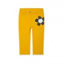 Παιδικό παντελόνι με λουλούδι κίτρινο για κορίτσια Tuc Tuc 11310146 (2-6 ετών)
