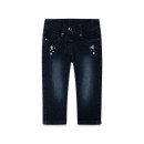 Παιδικό παντελόνι τζιν με αστέρια μπλε σκούρο για κορίτσια Tuc Tuc 11310234 (2-6 ετών)