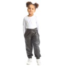 Παιδικό παντελόνι δερμάτινο μαύρο Joyce 216597 για κορίτσια (6-14 ετών)