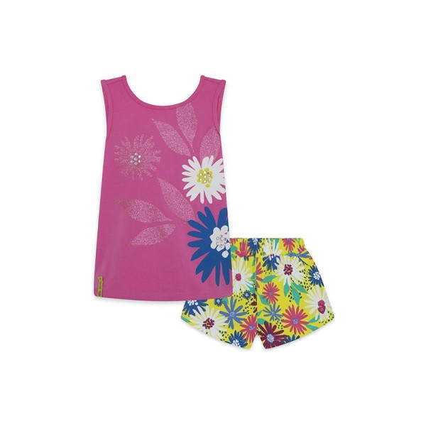 Παιδικό σετ μπλούζα bloom φουξ και σορτς πολύχρωμο Tuc Tuc 11329351 για κορίτσια (8-14 ετών)
