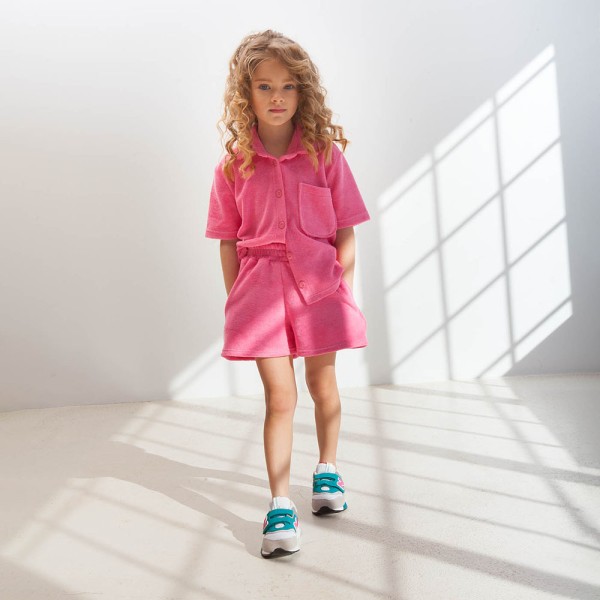 Παιδικό σορτς πετσετέ φουξ Alice A16021 για κορίτσια (2-12 ετών)