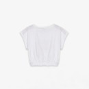Παιδική μπλούζα κροπ τοπ λευκό Tiffosi 10043703 για κορίτσια (11-14 ετών)