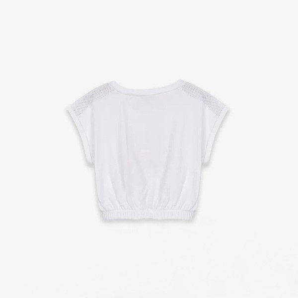 Παιδική μπλούζα κροπ τοπ λευκό Tiffosi 10043703 για κορίτσια (11-14 ετών)