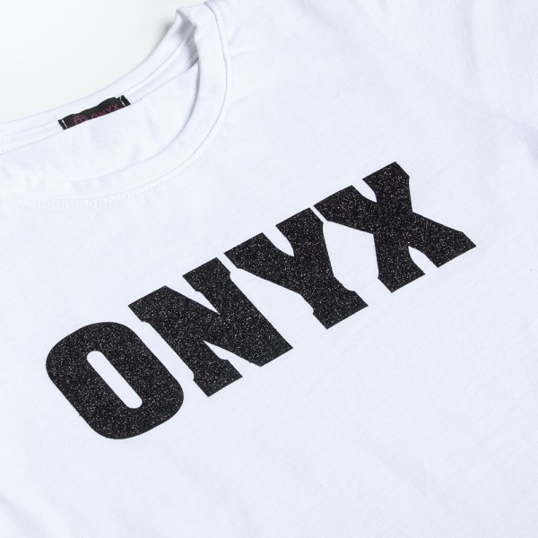 Παιδικό t-shirt onyx λευκό για κορίτσια (5-14 ετών)