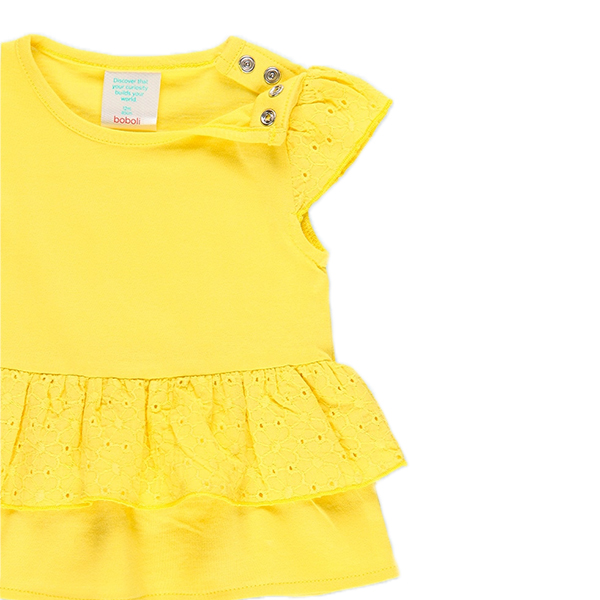 Παιδικό t-shirt κίτρινο για κορίτσια Boboli 202093-1145 (2-6 ετών)