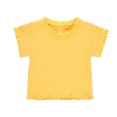 Παιδική μπλούζα ριπ με δαντέλα κίτρινη Boboli 294016 για κορίτσια (2-6 ετών)