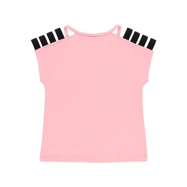 Παιδικό t-shirt 'love your self' ροζ Boboli 404064 για κορίτσια (4-14 ετών)