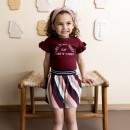 Παιδική φούστα πλισέ πολύχρωμη Dirkje V42279-35 (2-6 ετών)