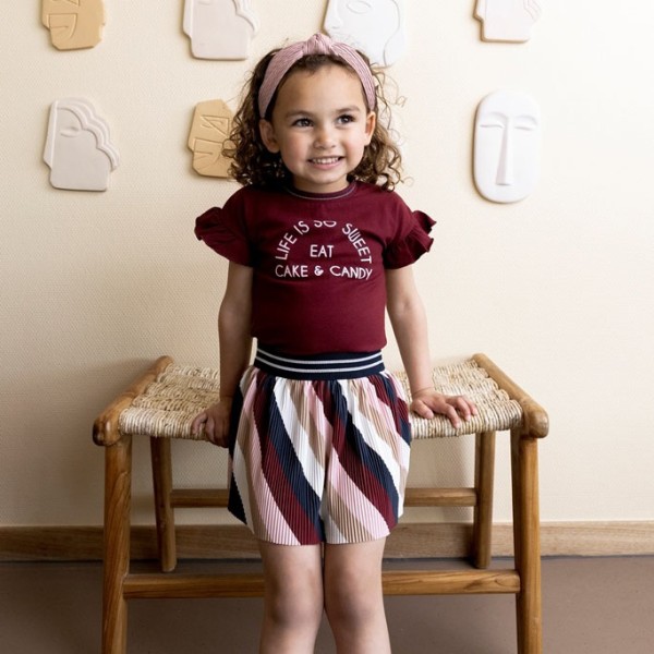 Παιδική φούστα πλισέ πολύχρωμη Dirkje V42279-35 (2-6 ετών)