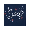 Παιδικό σετ μπλούζα sea lovers μπλε και φούστα με τουλίπες κόκκινη Tuc Tuc 11329378 για κορίτσια (8-14 ετών)