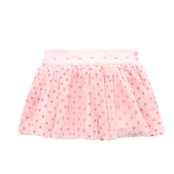 Παιδική φούστα με τούλι πουά ροζ Boboli 704089 για κορίτσια (2-3 ετών)