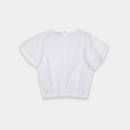 Παιδικό μπλουζάκι kassin crop top άσπρο Tiffosi 10039578 για κορίτσια (5-16 ετών)
