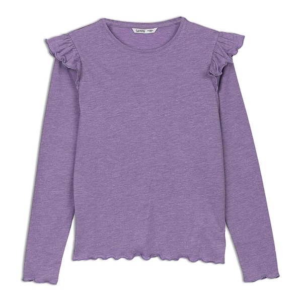 Παιδική μπλούζα μωβ μακό για κορίτσια Tiffosi 10041503 (9-16 ετών)