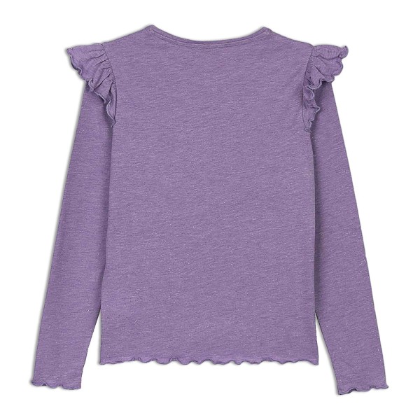 Παιδική μπλούζα μωβ μακό για κορίτσια Tiffosi 10041503 (9-16 ετών)