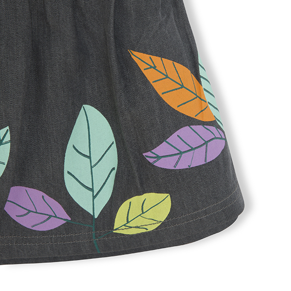 Παιδικό σετ μπλούζα in the jungle πολύχρωμη και σαλοπέτα γκρι Tuc Tuc 11329690 για κορίτσια (1-8 ετών)