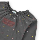 Παιδική μπλούζα μακό ανθρακί πουά Boboli 435002-8131 για κοίτσια (4-10 ετών)