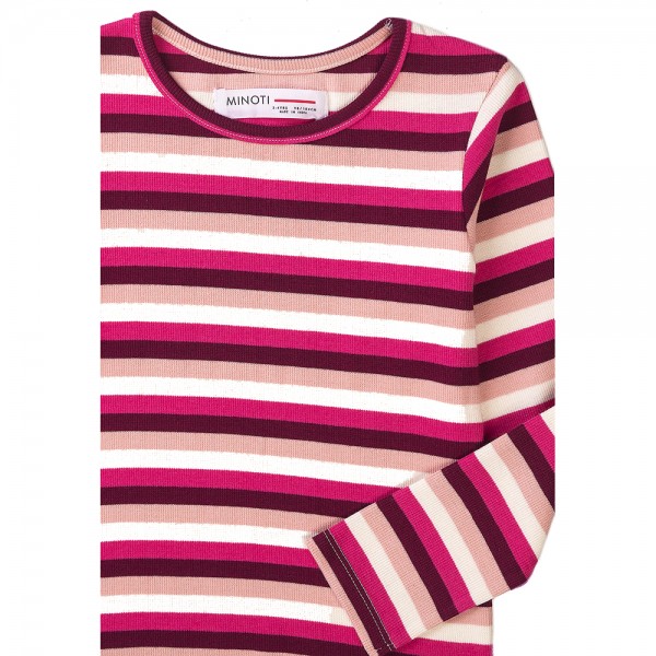 Παιδική μπλούζα ροζ για κορίτσια Minoti 8GRIBT6 (3-8 ετών)
