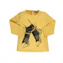 Παιδική μακό μπλούζα κίτρινη EMC BX1859 για κορίτσια (5-8 ετών)