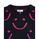 Παιδικό πουλόβερ μαύρο Nath KG05K401X για κορίτσια (6-12 ετών)