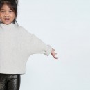 Παιδική μπλούζα με λεπτή πλέξη μπεζ για κορίτσια Melin Rose MRW22-0216 (8-14 ετών)