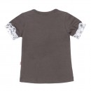 Παιδική μπλούζα love γκρι σκούρο για κορίτσια Dirkje V42230-35 (2-6 ετών)