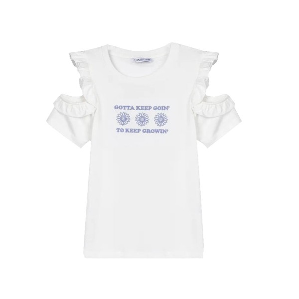 Παιδική μπλούζα gotta keep goin άσπρο Tiffosi 10043660 για κορίτσια (7-14 ετών)