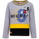 Παιδική μπλούζα Disney Mickey γκρι-κίτρινο για αγόρια (3-8 ετών)