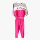 Παιδικές πιτζάμες βελουτέ Dreams φουξ-γκρι Joyce 2373103 για κορίτσια (1-5 ετών)