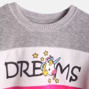 Παιδικές πιτζάμες βελουτέ Dreams φουξ-γκρι Joyce 2373103 για κορίτσια (1-5 ετών)