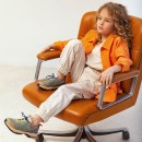 Παιδική πουκαμίσα oversized πορτοκαλί Alice A17021 (4-12 ετών)