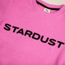 Παιδικό σετ φόρμας φούτερ 'Stardust' ροζ-μαύρο για κορίτσια (6-14 ετών)