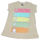 Παιδικό σετ t shirt με κολάν pink μπεζ για κορίτσια (5-9 ετών)